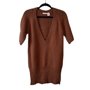 Soft Grey by La Redoute V Neck Sweater Size 10/12